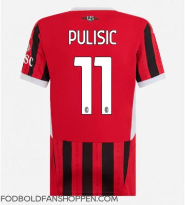 AC Milan Christian Pulisic #11 Hjemmebanetrøje Dame 2024-25 Kortærmet